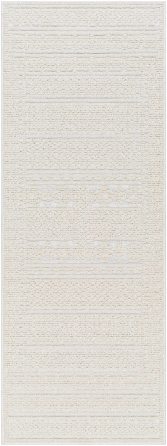 Bahar Cream Washable Area Rug