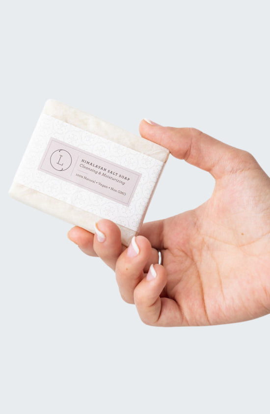 Himalayan Salt Soap Bars – Natural Unscented Vegan Set of 2