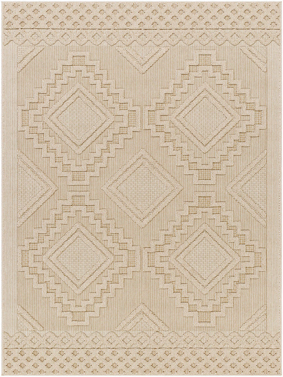 Arwid Bone Outdoor Area Rug - Clearance