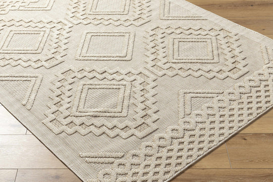 Arwid Bone Outdoor Area Rug - Clearance
