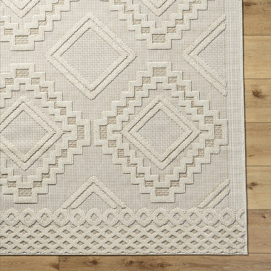 Arwid Bone Outdoor Area Rug - Clearance