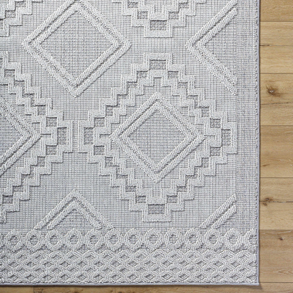 Arwid Light Gray Outdoor Area Rug - Clearance