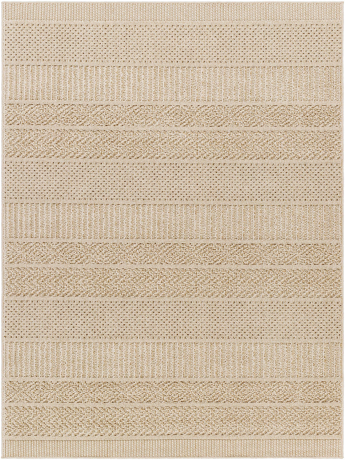 Corom Beige Outdoor Area Rug - Clearance