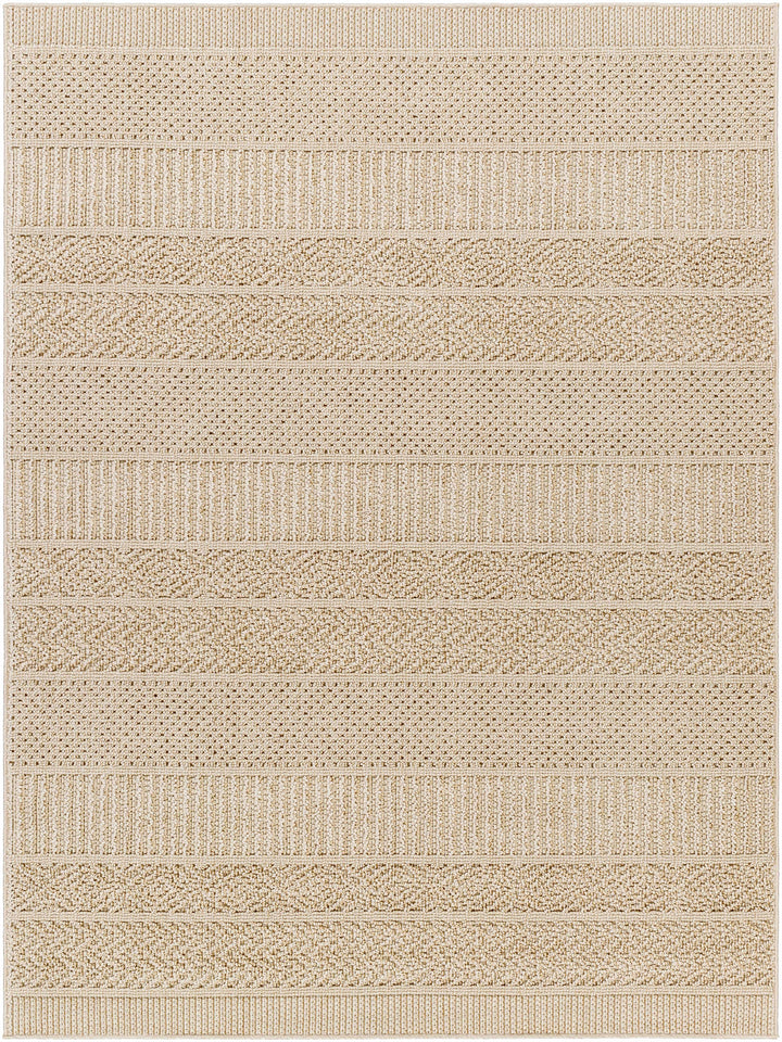Corom Beige Outdoor Area Rug - Clearance