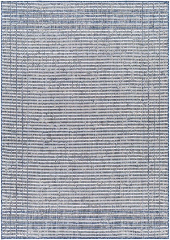Eneco Blue Outdoor Area Rug - Clearance