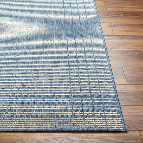 Eneco Blue Outdoor Area Rug - Clearance