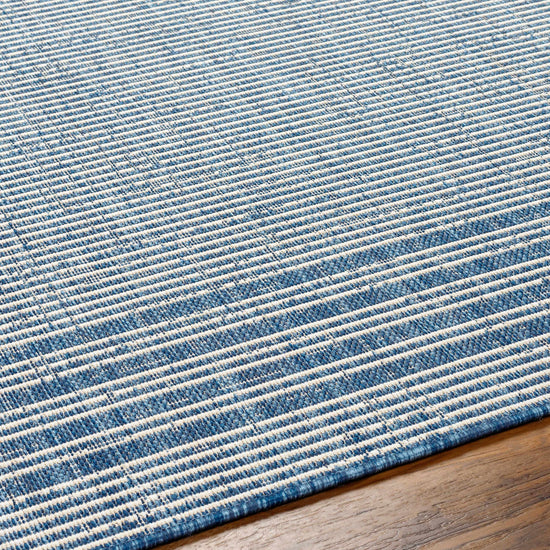 Eneco Blue Outdoor Area Rug - Clearance