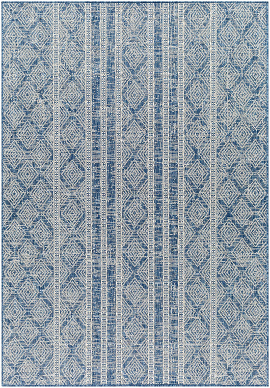 Gavin Blue Durable Outdoor Rug - Clearance