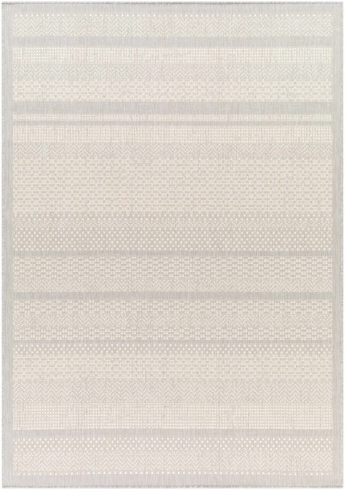 Hessa Cream Outdoor Area Rug - Clearance