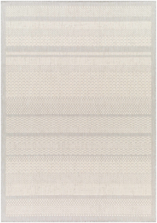 Hessa Cream Outdoor Area Rug - Clearance