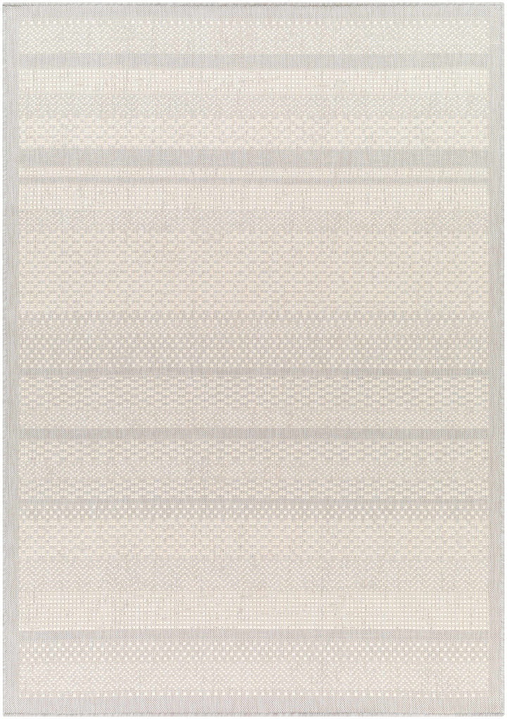 Hessa Cream Outdoor Area Rug - Clearance