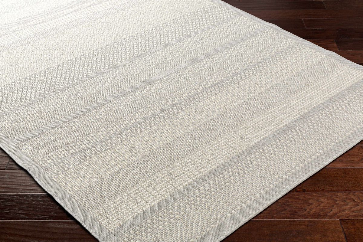 Hessa Cream Outdoor Area Rug - Clearance