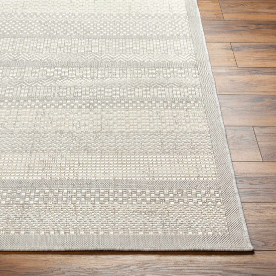 Hessa Cream Outdoor Area Rug - Clearance