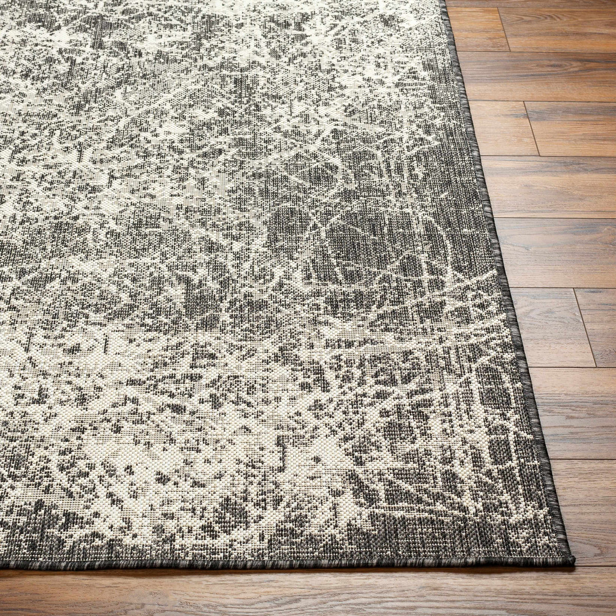Katz Gray Outdoor Area Rug - Clearance