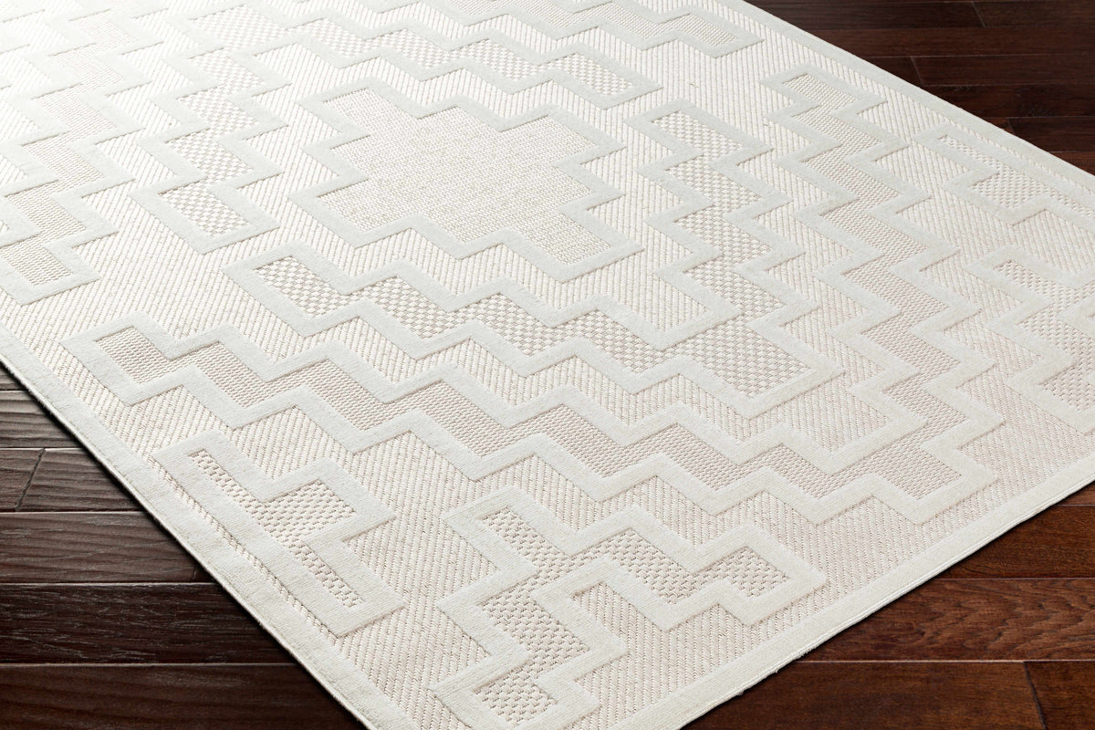 Diza Cream Outdoor Rug - Clearance