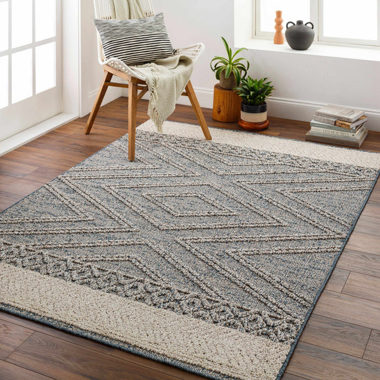 Blue Areli Outdoor Area Rug - Clearance