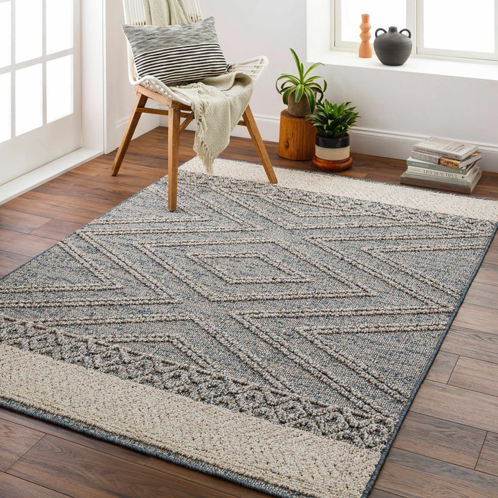 Blue Areli Outdoor Area Rug - Clearance
