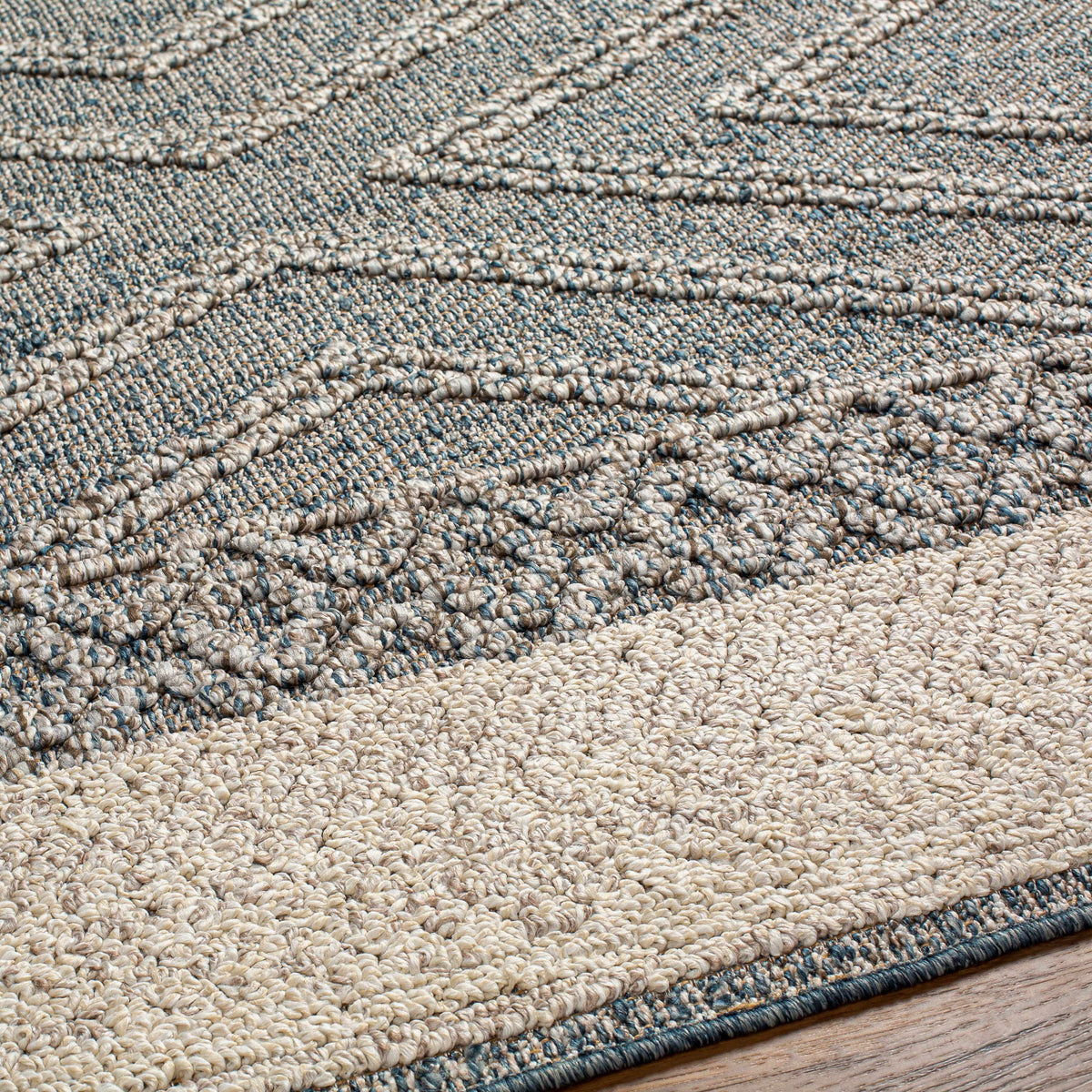Blue Areli Outdoor Area Rug - Clearance