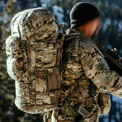 Eberlestock Mission RuckPack - Massive 80L Capacity & Radio-Ready Cable Routing - Full Modularity for Custom Gear Attachments