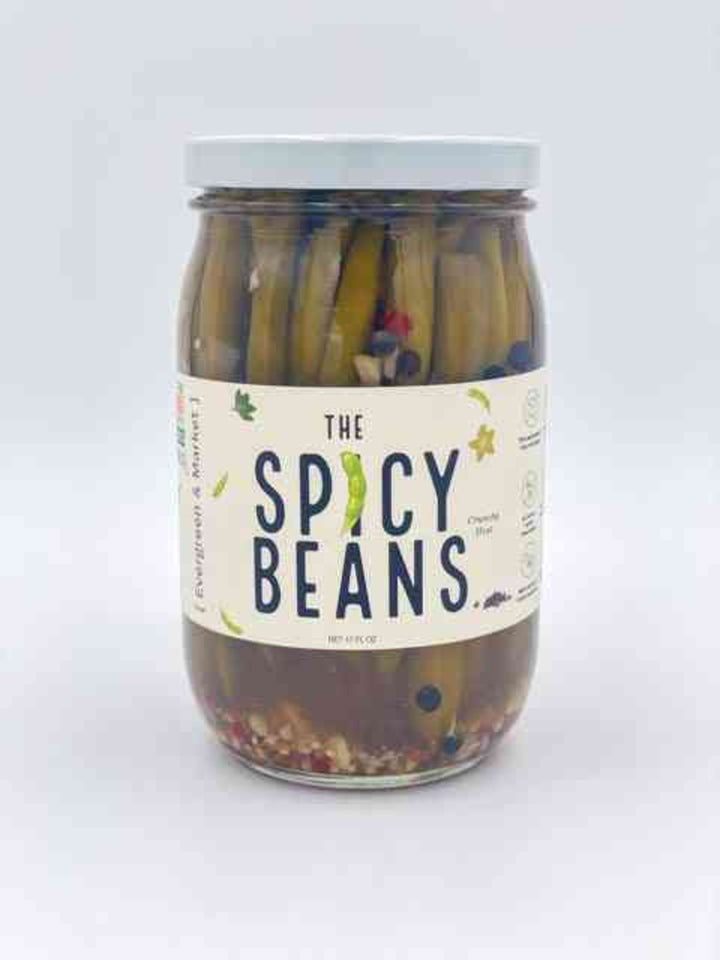 Spicy Pickled Green Beans - Pickled Vegetables for Charcuterie