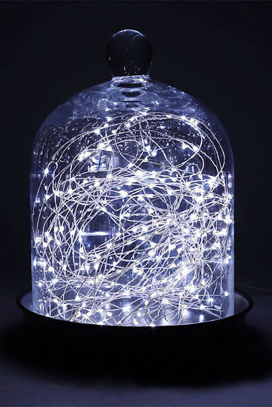 Silver Copper Fairy Lights with Timer