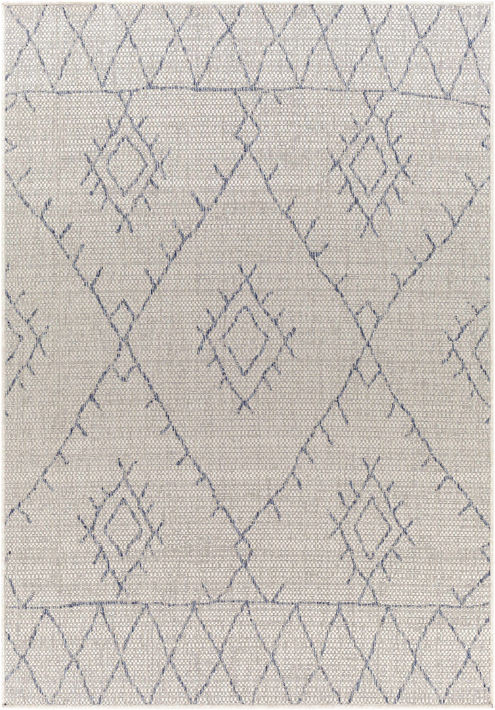 Marwood Gray&Blue Nordic Outdoor Rug - Clearance