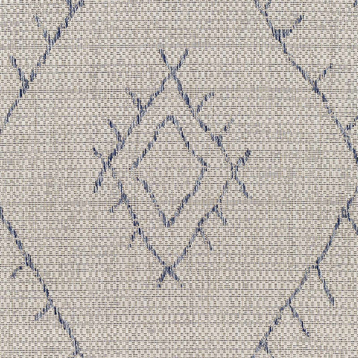 Marwood Gray&Blue Nordic Outdoor Rug - Clearance