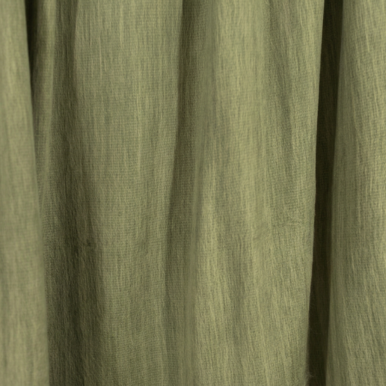 Reversible Handwoven Alpaca Throw Blanket | Khaki & Olive Green | Kani Collection