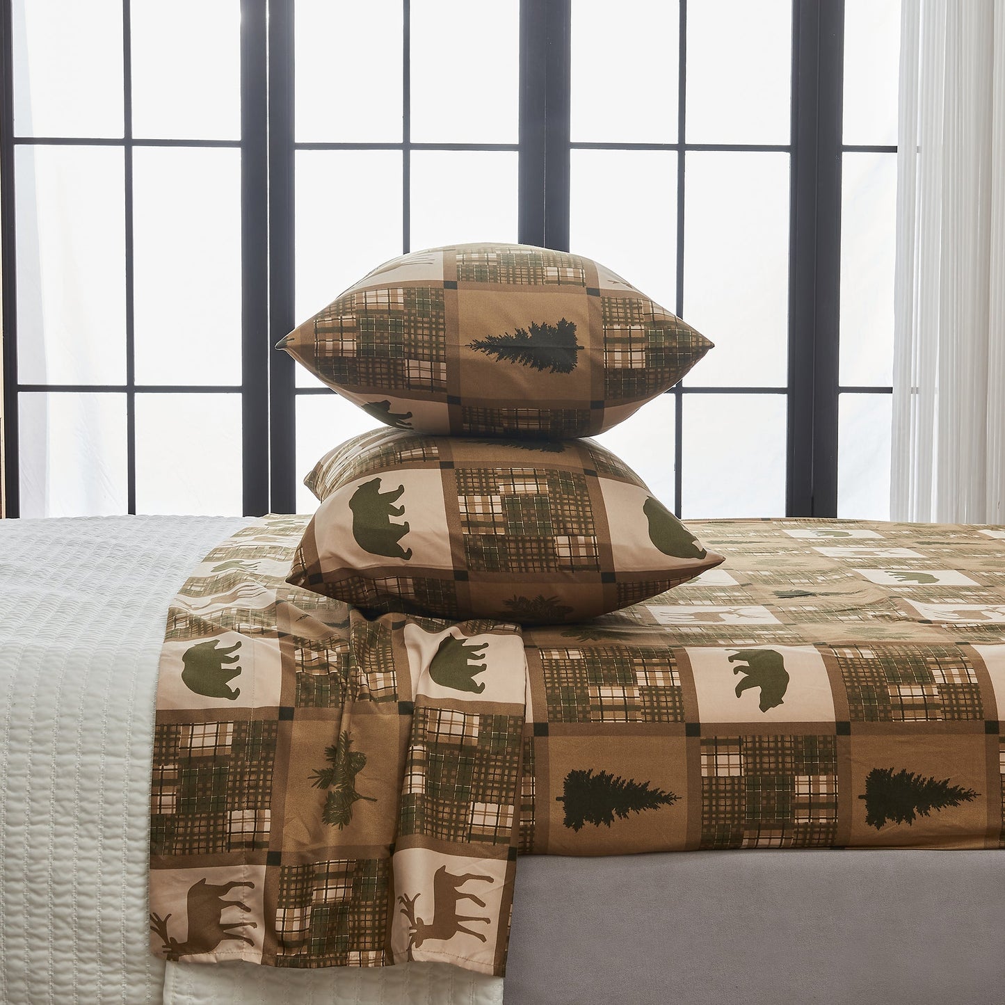 Lodge Printed Sheet Set - Mountain Ridge Collection