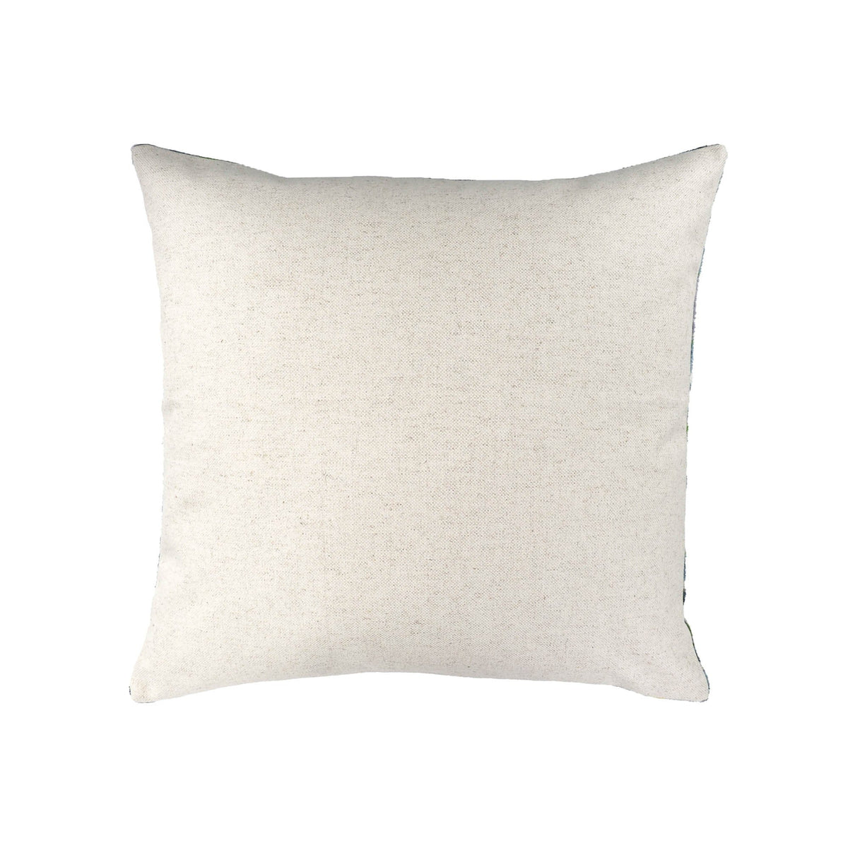 Tulips Silk Velvet Ikat Throw Pillow Cover, 20 X 20