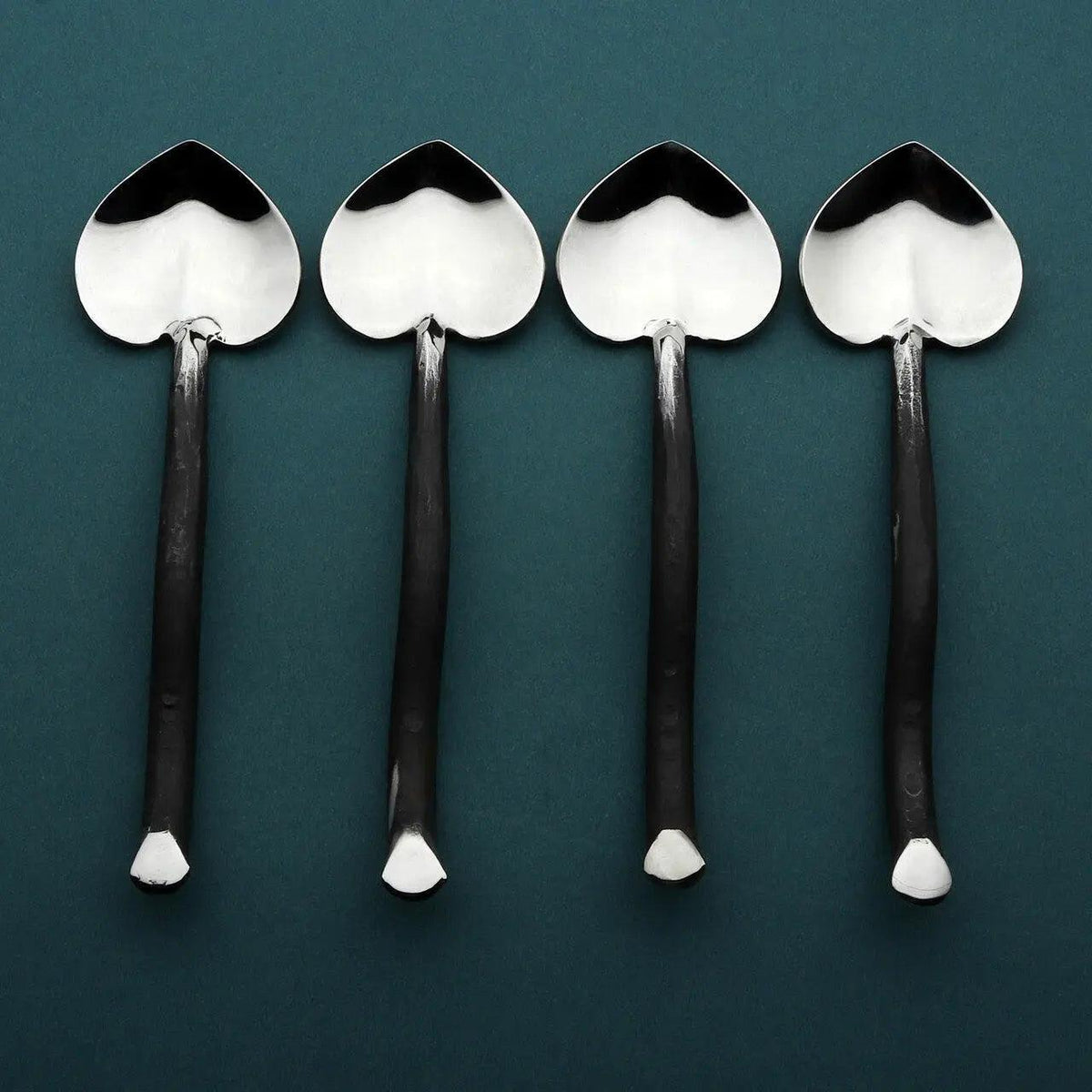 Twig Heart Coffee/Dessert Table Spoon 4 Pc. Set
