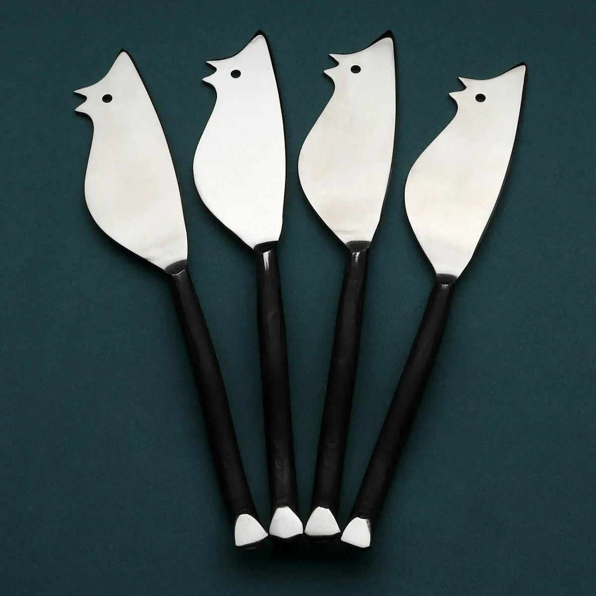 Twig Ratoncito Cheese Spreader/Knife 4 Pc. Set