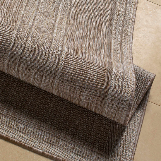 Unidos Beige Outdoor Area Rug - Clearance