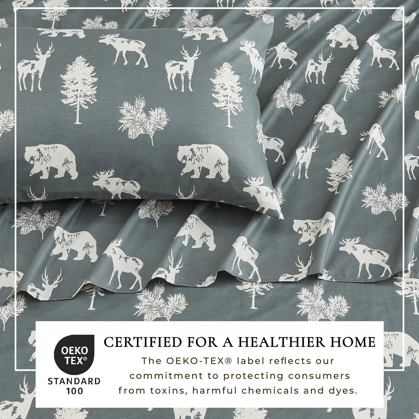 Lodge Printed Sheet Set - Mountain Ridge Collection