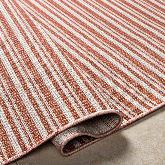 Greg Orange Outdoor Area Rug - Clearance