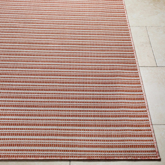 Greg Orange Outdoor Area Rug - Clearance