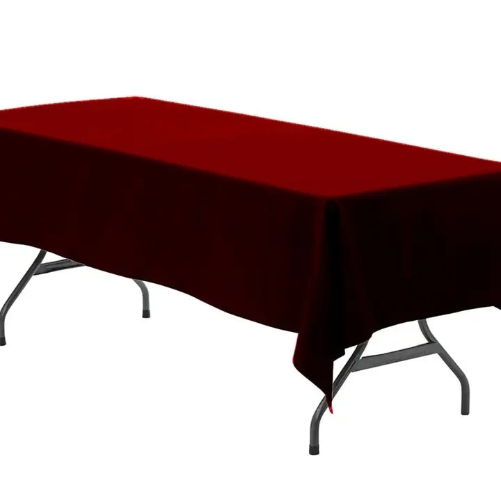 Rectangular Tablecloth Burgundy