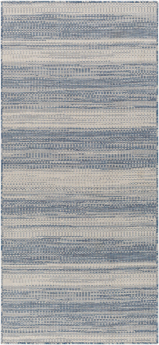 Kris Navy Outdoor Area Rug - Clearance