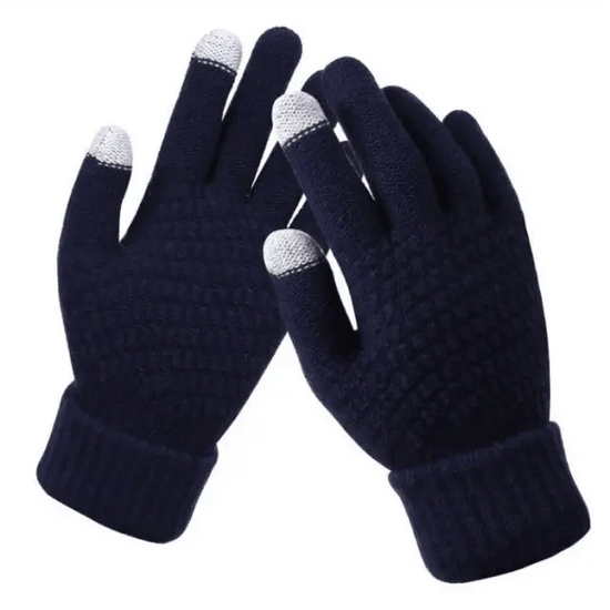 Women Winter Touch Screen Gloves Thicken Warm Knitted Stretch Gloves For Winter Wool Full Finger Outdoor Skiing Gloves Unisex Winter Gloves Women Touch Screen Gloves Knitted Gloves for Girls Stylish Winter Gloves