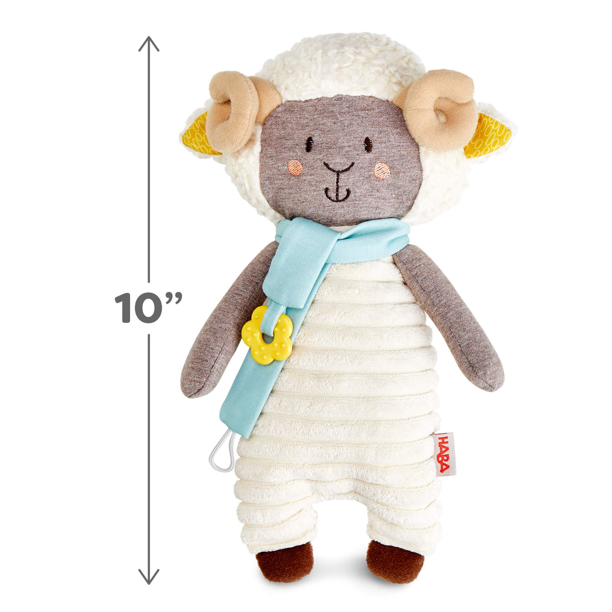 Woolbert the Ram Cuddly Baby Sensory Toy