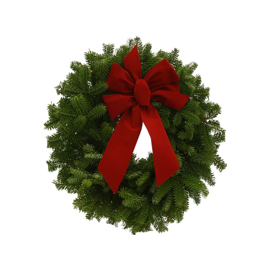 Balsam Fir Wreath W/ Bow