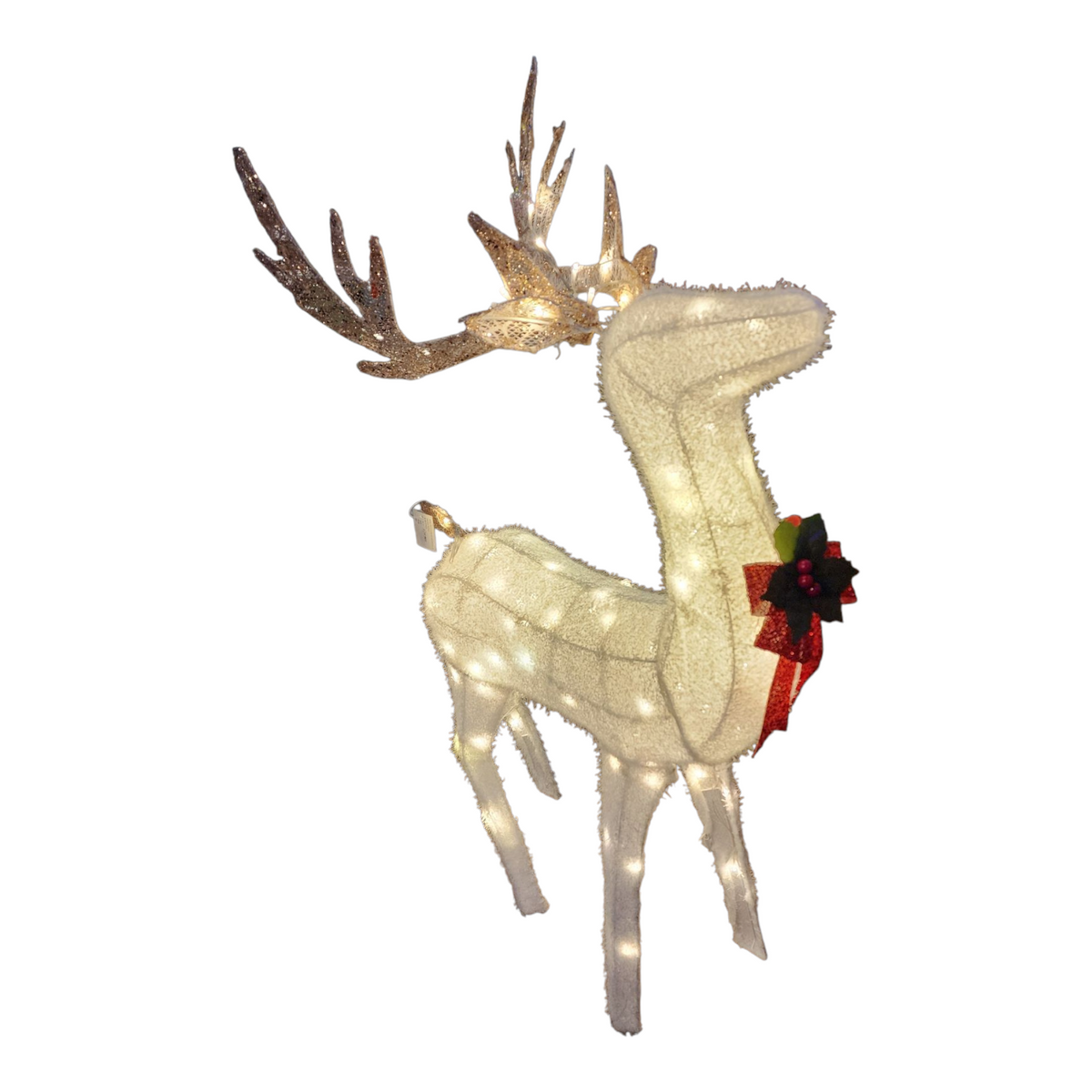 LED Lighted Glitter Reindeer - 48"