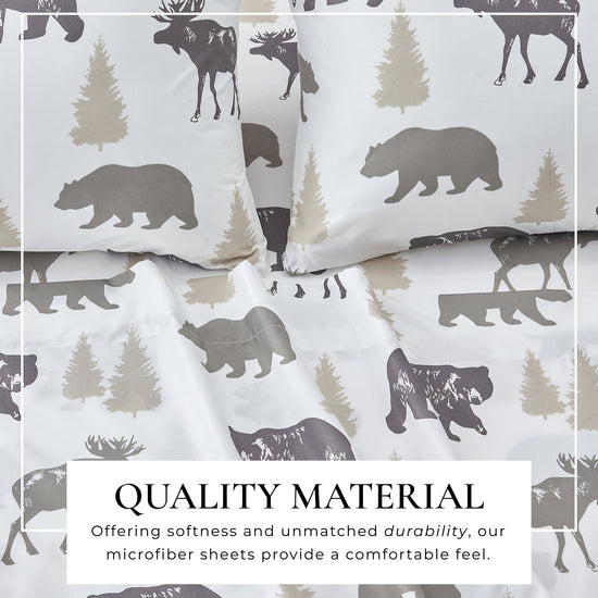 Lodge Printed Sheet Set - Mountain Ridge Collection