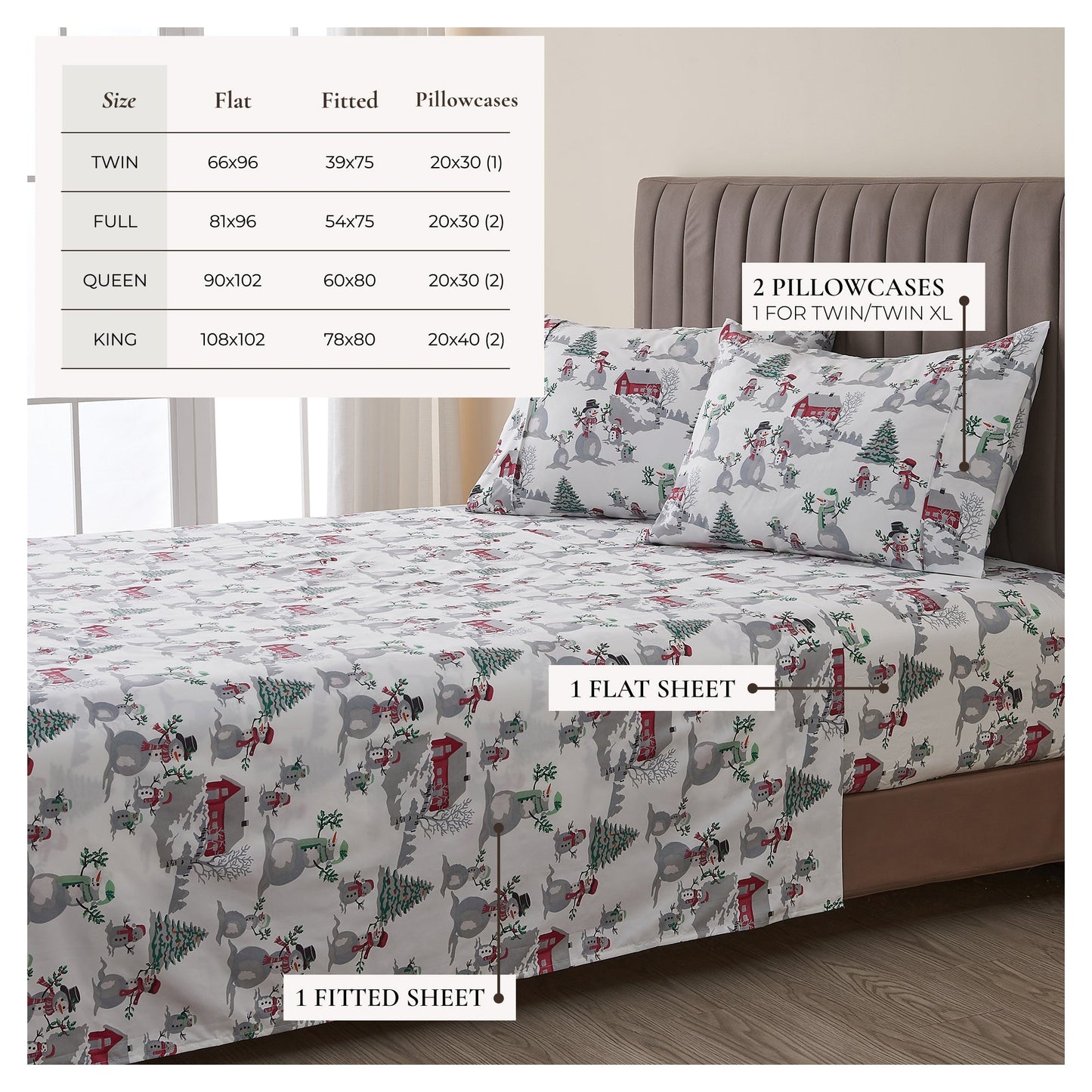 Lodge Printed Sheet Set - Mountain Ridge Collection