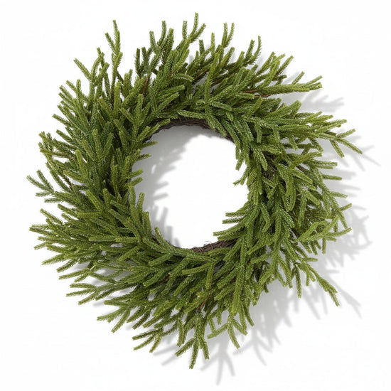 42" Skinny Norfolk Pine Wreath