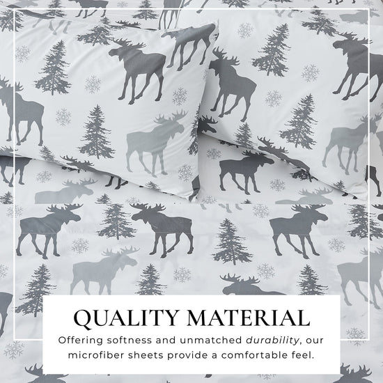 Lodge Printed Sheet Set - Mountain Ridge Collection