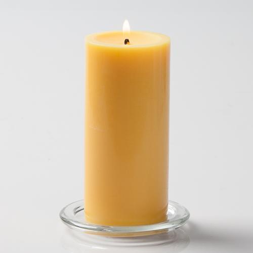 Pillar Candle 6in - Yellow