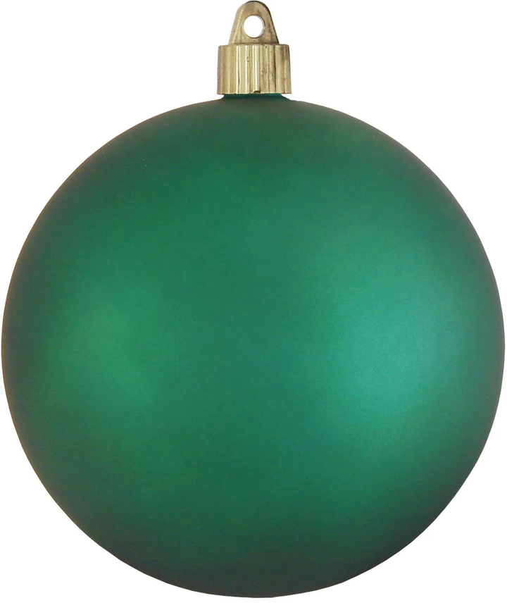 4.75" (120mm) Commercial Shatterproof Ball Ornament - Velvet Shamrock Green